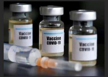 DSI bolsters Covid-19 response - viles of Covid-19 vaccine and a cyringe