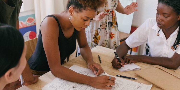 IT staff working on a project