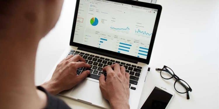 data scientists crunching numbers