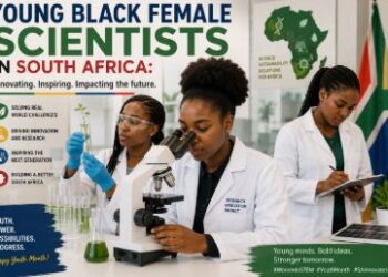 Young black female scientists in SA
